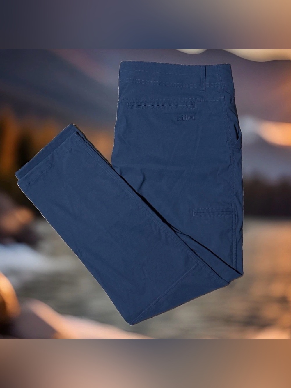 KUHL Pants Mens 38x30 Blue Renegade Afire Hiking Outdoor Lightweight 5158